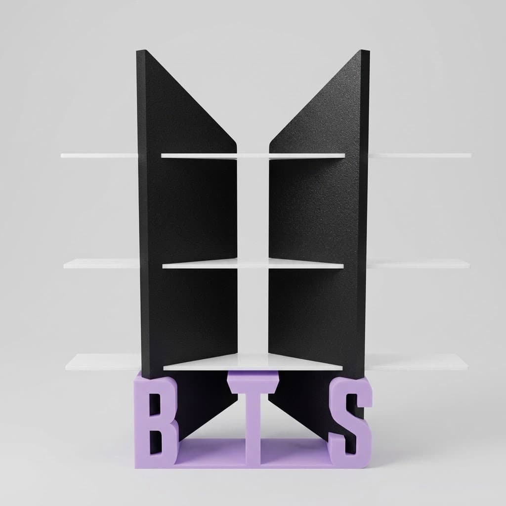 Repisa Exhibidora BTS - Ideal para Figuras Coleccionables