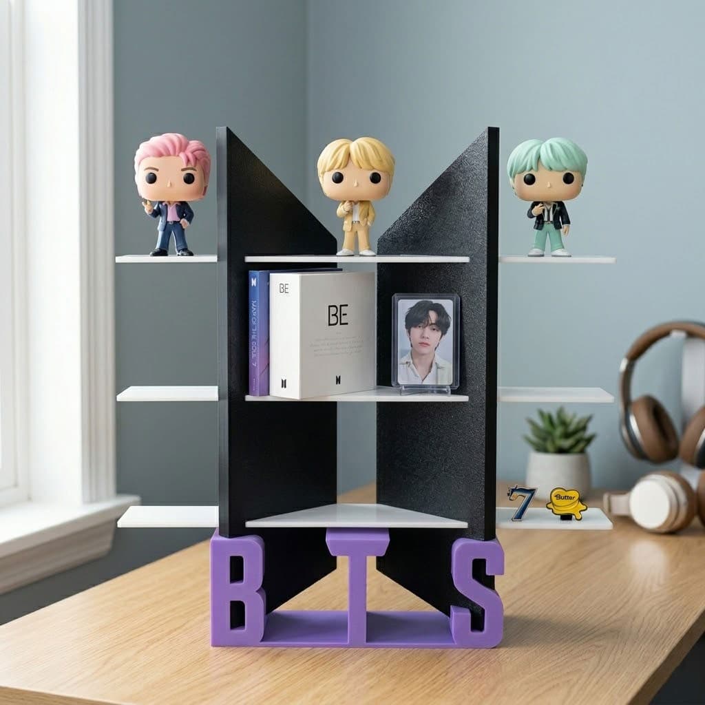 Repisa Exhibidora BTS - Ideal para Figuras Coleccionables