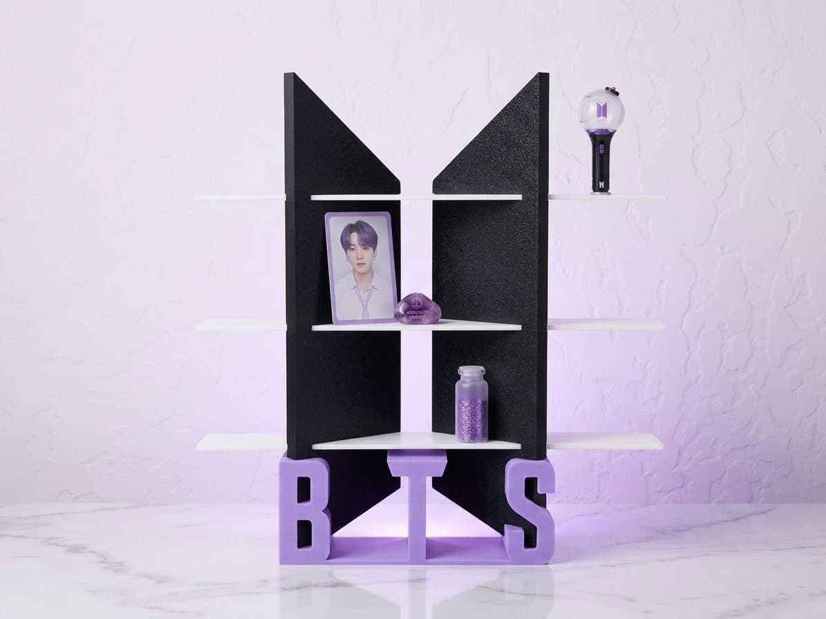 Repisa Exhibidora BTS - Ideal para Figuras Coleccionables
