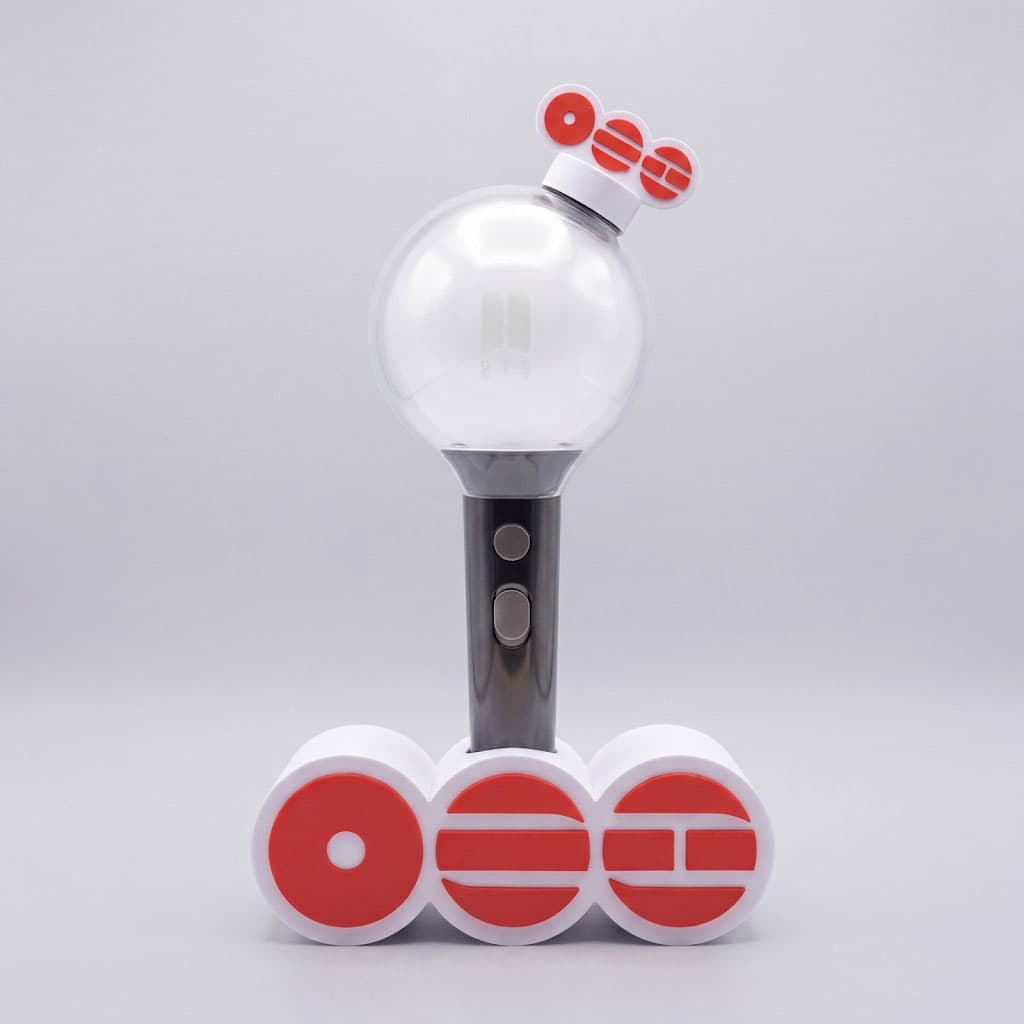 Kit de Exhibición Nimvu: Soporte y Accesorio Arirang para BTS Lightstick