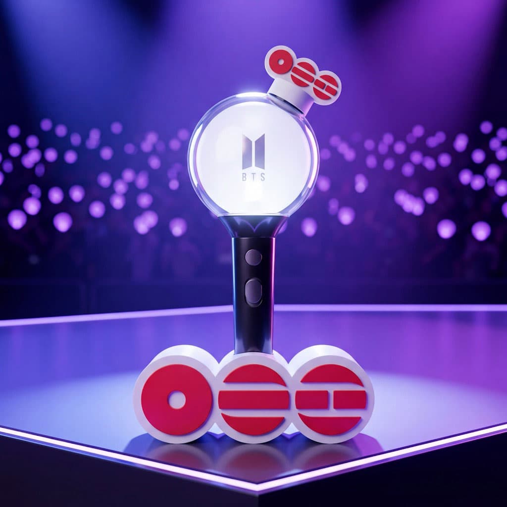 Kit de Exhibición Nimvu: Soporte y Accesorio Arirang para BTS Lightstick